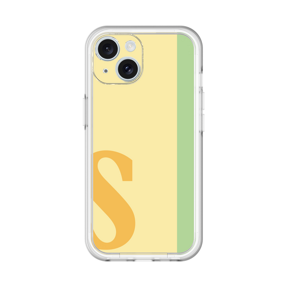 Slim Protection Premium Case［ オリジナル - initial color line - S yellow ］