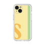 Slim Protection Premium Case［ オリジナル - initial color line - S yellow ］