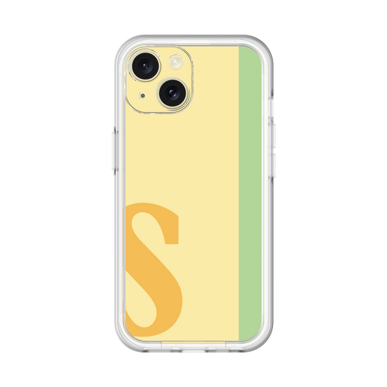 Slim Protection Premium Case［ オリジナル - initial color line - S yellow ］