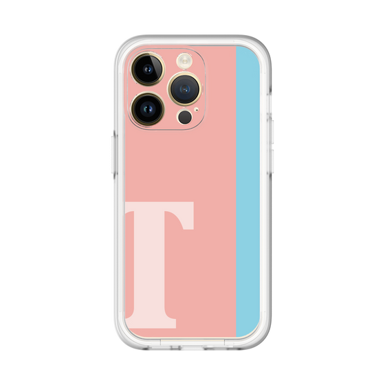 Slim Protection Premium Case［ オリジナル - initial color line - T pink ］