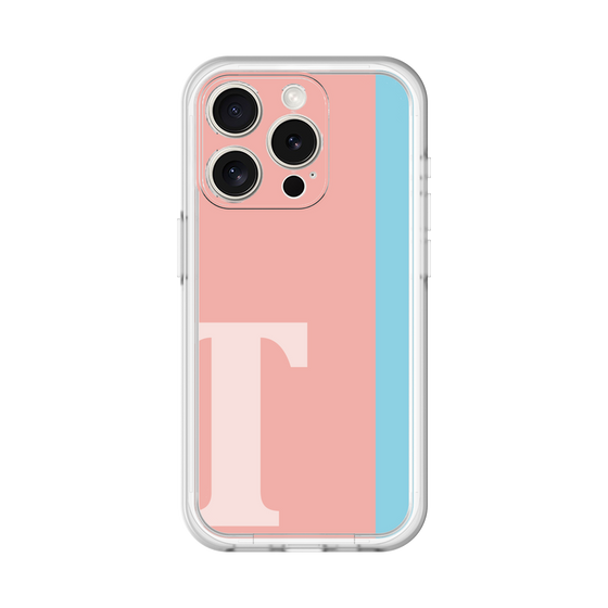 Slim Protection Premium Case［ オリジナル - initial color line - T pink ］