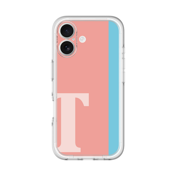 Slim Protection Premium Case［ オリジナル - initial color line - T pink ］