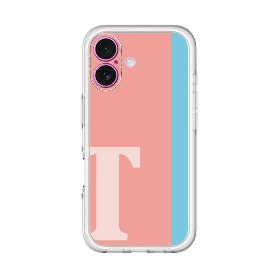 Slim Protection Premium Case［ オリジナル - initial color line - T pink ］