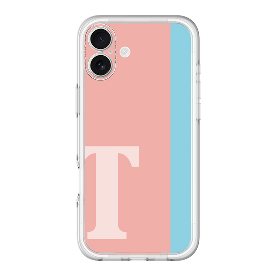 Slim Protection Premium Case［ オリジナル - initial color line - T pink ］