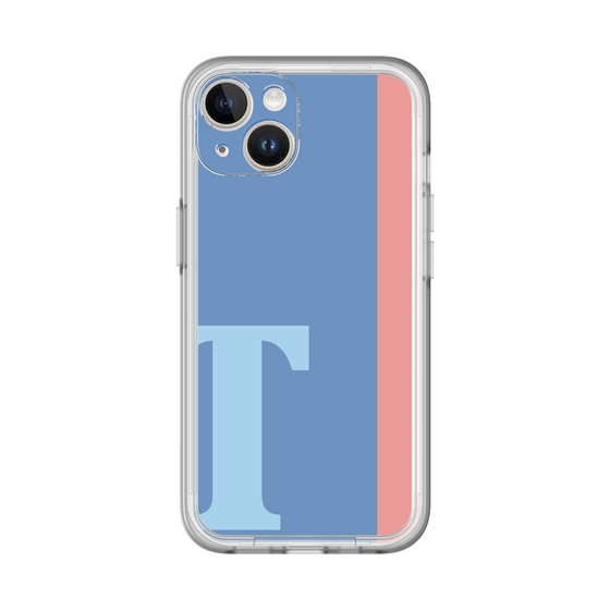 Slim Protection Premium Case［ オリジナル - initial color line - T blue ］