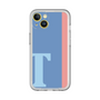 Slim Protection Premium Case［ オリジナル - initial color line - T blue ］