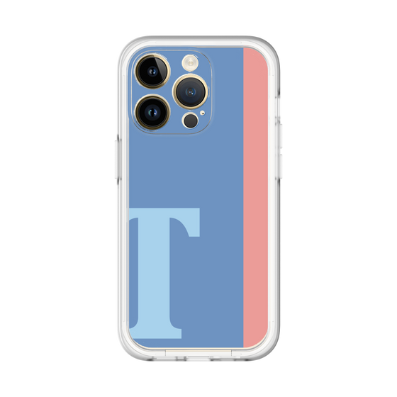 Slim Protection Premium Case［ オリジナル - initial color line - T blue ］
