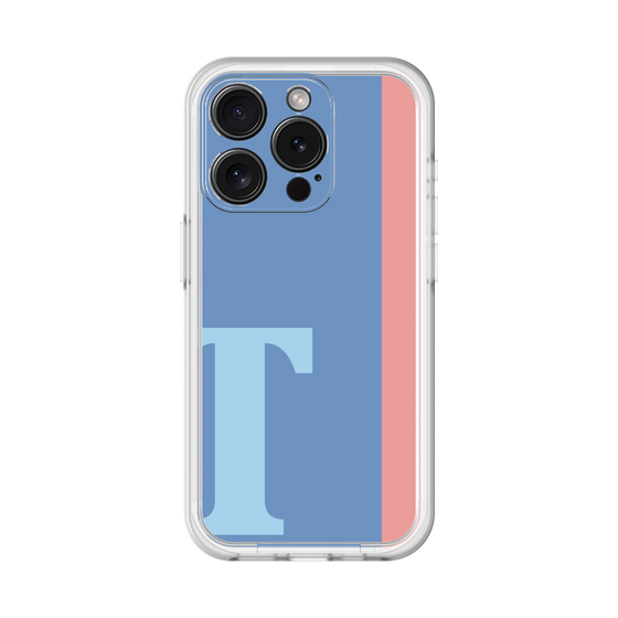 Slim Protection Premium Case［ オリジナル - initial color line - T blue ］