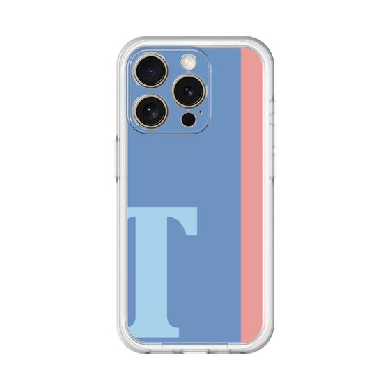 Slim Protection Premium Case［ オリジナル - initial color line - T blue ］