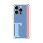 Slim Protection Premium Case［ オリジナル - initial color line - T blue ］