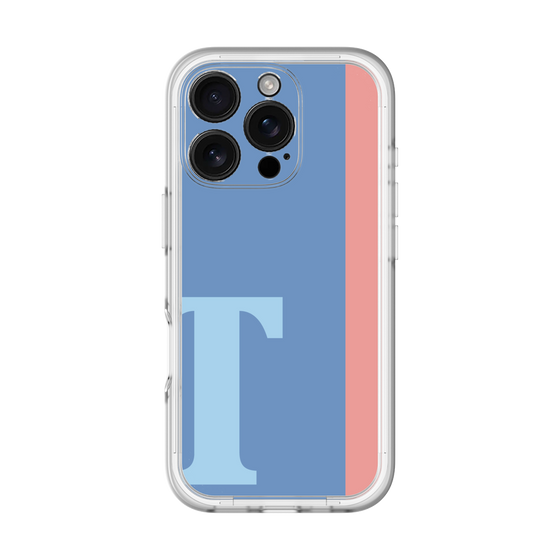 Slim Protection Premium Case［ オリジナル - initial color line - T blue ］