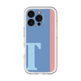 Slim Protection Premium Case［ オリジナル - initial color line - T blue ］