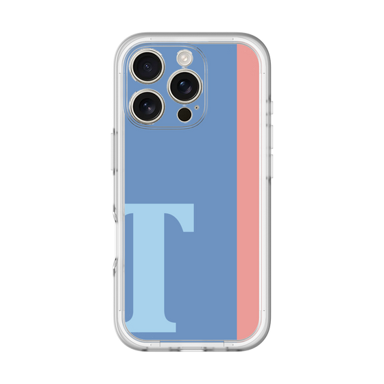 Slim Protection Premium Case［ オリジナル - initial color line - T blue ］