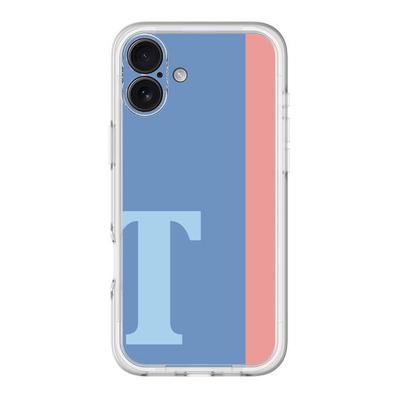 Slim Protection Premium Case［ オリジナル - initial color line - T blue ］