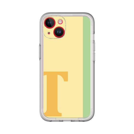 Slim Protection Premium Case［ オリジナル - initial color line - T yellow ］