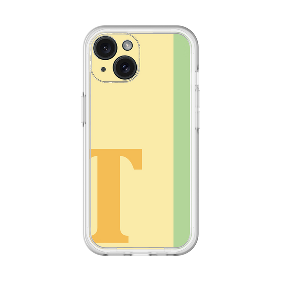 Slim Protection Premium Case［ オリジナル - initial color line - T yellow ］