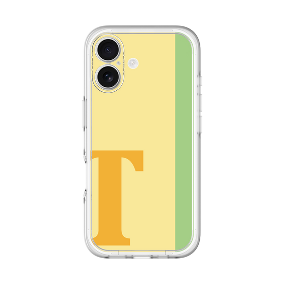 Slim Protection Premium Case［ オリジナル - initial color line - T yellow ］