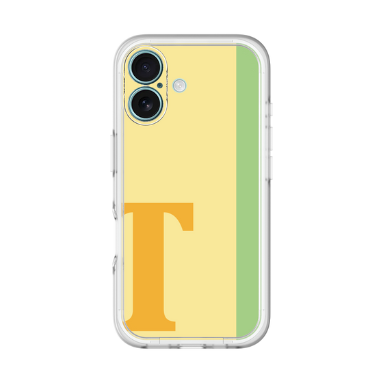 Slim Protection Premium Case［ オリジナル - initial color line - T yellow ］
