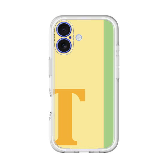 Slim Protection Premium Case［ オリジナル - initial color line - T yellow ］