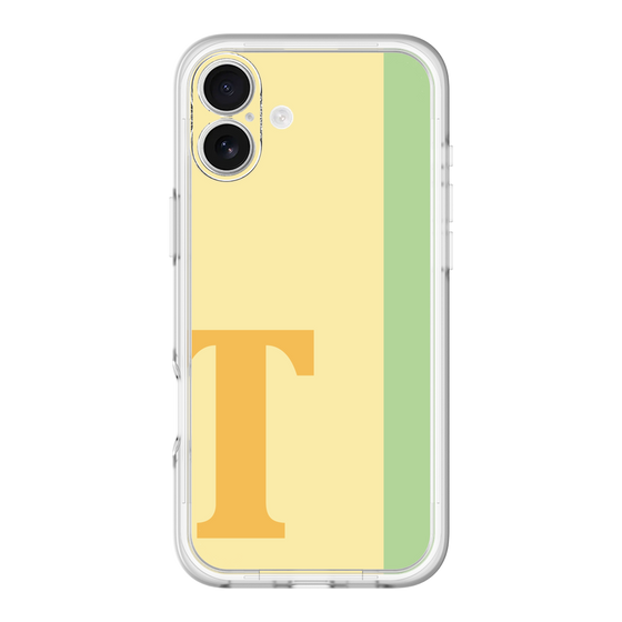 Slim Protection Premium Case［ オリジナル - initial color line - T yellow ］