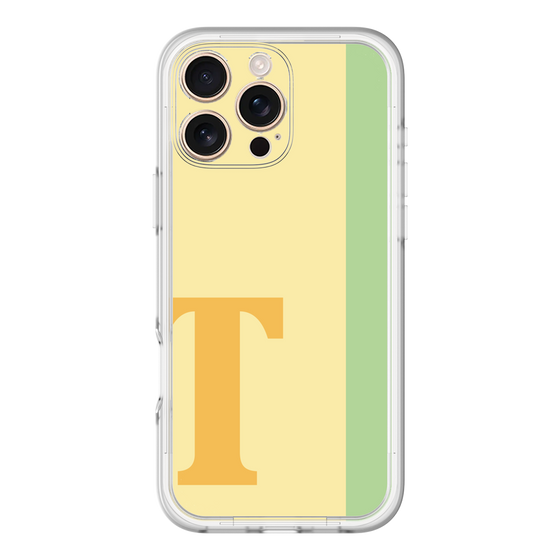 Slim Protection Premium Case［ オリジナル - initial color line - T yellow ］