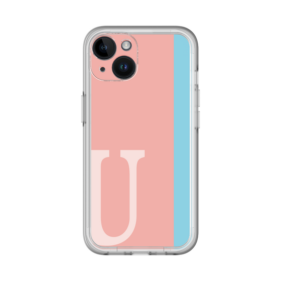 Slim Protection Premium Case［ オリジナル - initial color line - U pink ］