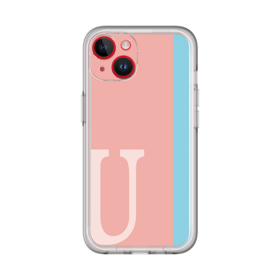 Slim Protection Premium Case［ オリジナル - initial color line - U pink ］