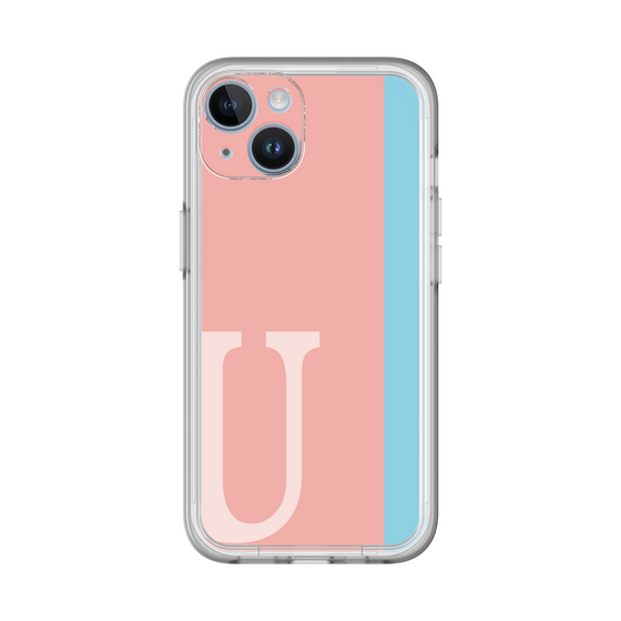 Slim Protection Premium Case［ オリジナル - initial color line - U pink ］