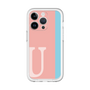 Slim Protection Premium Case［ オリジナル - initial color line - U pink ］