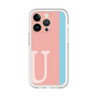 Slim Protection Premium Case［ オリジナル - initial color line - U pink ］