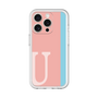 Slim Protection Premium Case［ オリジナル - initial color line - U pink ］