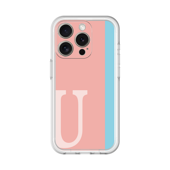 Slim Protection Premium Case［ オリジナル - initial color line - U pink ］