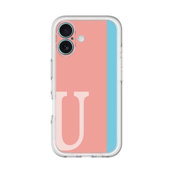 Slim Protection Premium Case［ オリジナル - initial color line - U pink ］