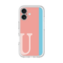 Slim Protection Premium Case［ オリジナル - initial color line - U pink ］