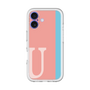 Slim Protection Premium Case［ オリジナル - initial color line - U pink ］
