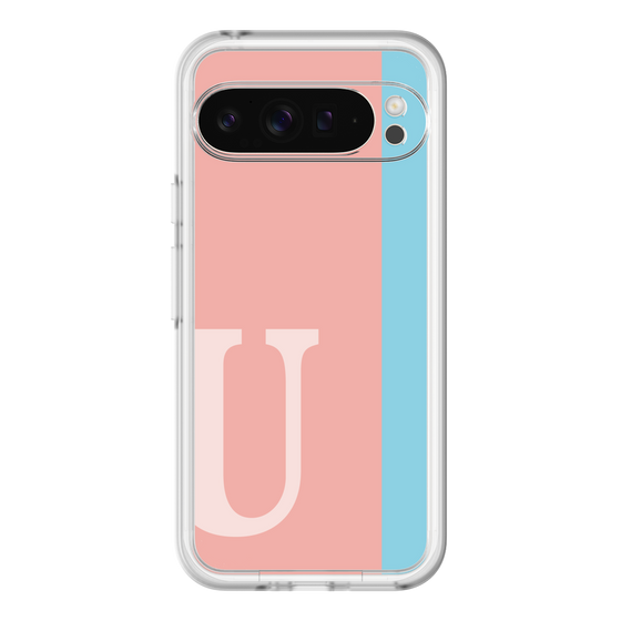 Slim Protection Premium Case［ オリジナル - initial color line - U pink ］