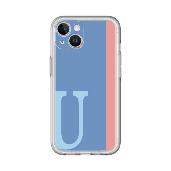 Slim Protection Premium Case［ オリジナル - initial color line - U blue ］