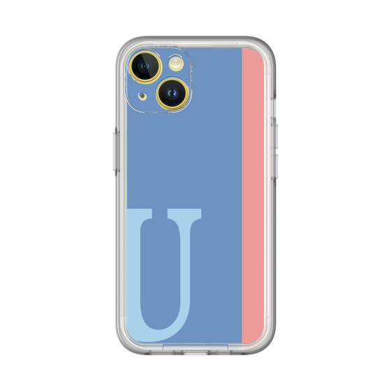 Slim Protection Premium Case［ オリジナル - initial color line - U blue ］