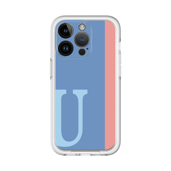 Slim Protection Premium Case［ オリジナル - initial color line - U blue ］