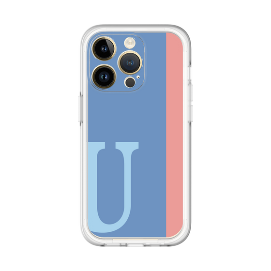 Slim Protection Premium Case［ オリジナル - initial color line - U blue ］