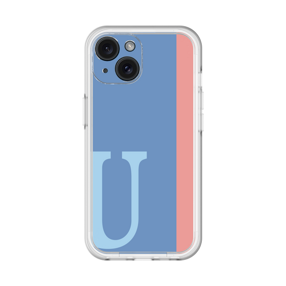 Slim Protection Premium Case［ オリジナル - initial color line - U blue ］