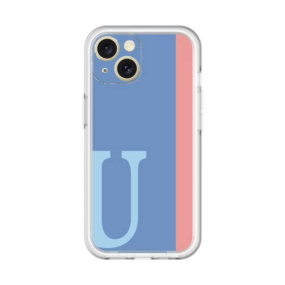 Slim Protection Premium Case［ オリジナル - initial color line - U blue ］