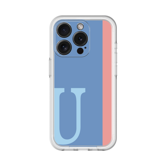 Slim Protection Premium Case［ オリジナル - initial color line - U blue ］
