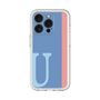 Slim Protection Premium Case［ オリジナル - initial color line - U blue ］