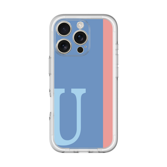 Slim Protection Premium Case［ オリジナル - initial color line - U blue ］