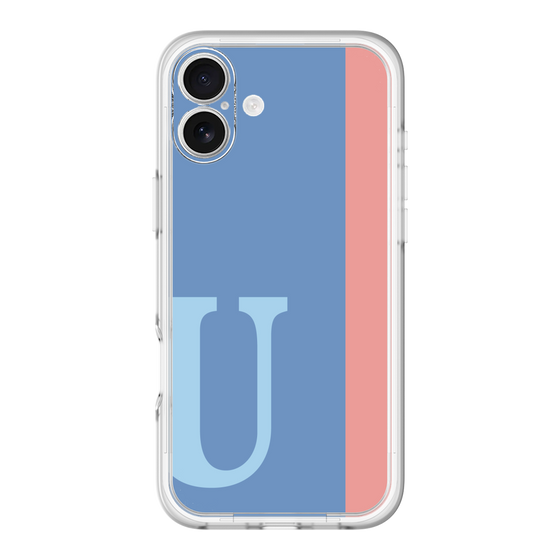 Slim Protection Premium Case［ オリジナル - initial color line - U blue ］
