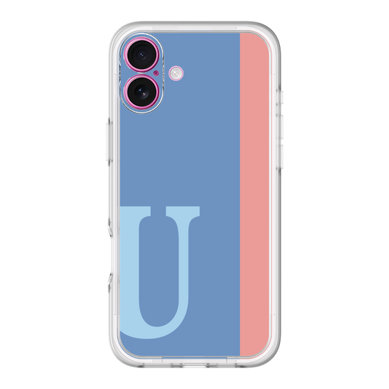 Slim Protection Premium Case［ オリジナル - initial color line - U blue ］