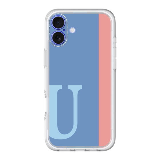 Slim Protection Premium Case［ オリジナル - initial color line - U blue ］
