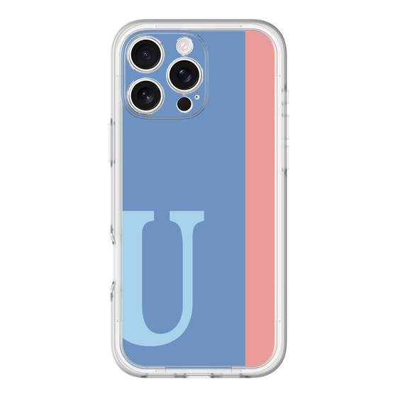 Slim Protection Premium Case［ オリジナル - initial color line - U blue ］