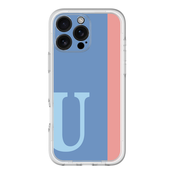 Slim Protection Premium Case［ オリジナル - initial color line - U blue ］